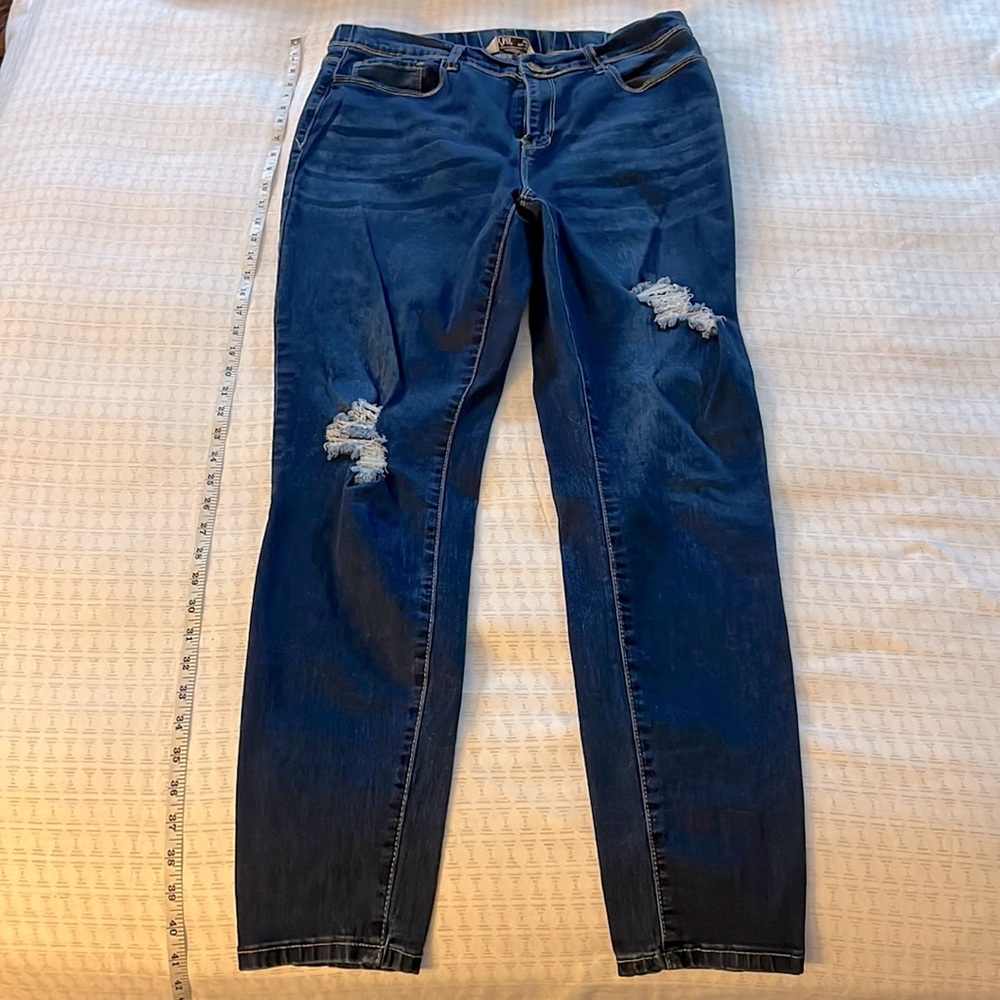 High rise skinny jeans